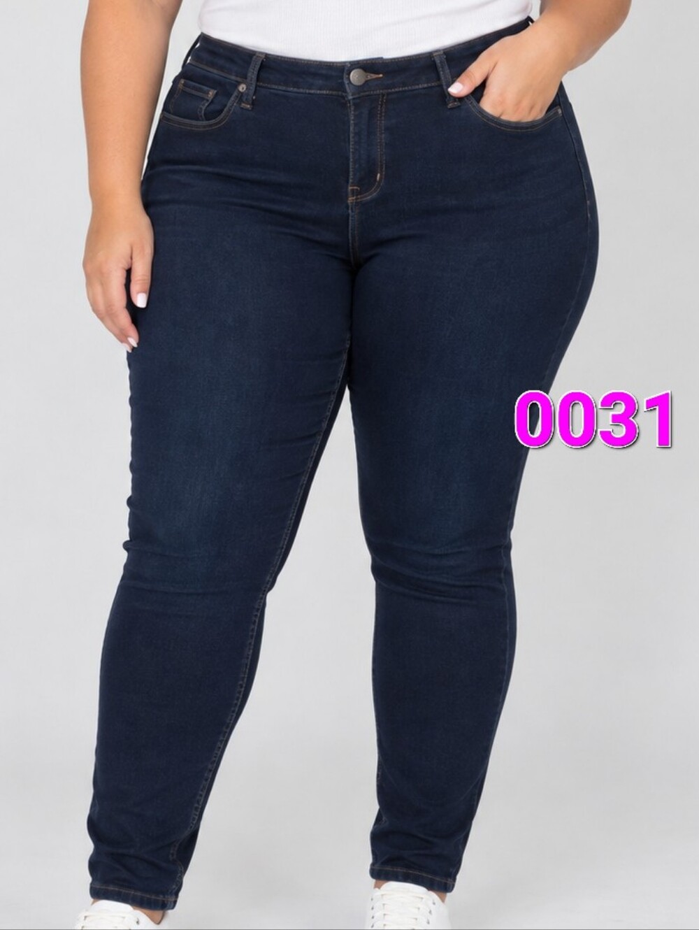 NOBO Dark Blue Stretch Skinny Jeans Size 17